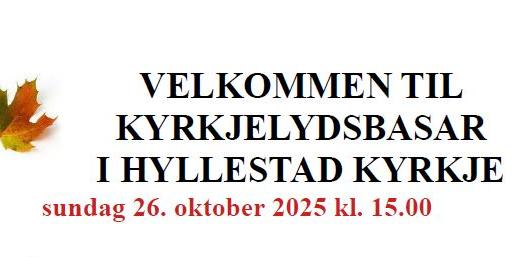 Bilde/illustrasjon for Kyrkjelydsbasar Kyrkjelydsbasar