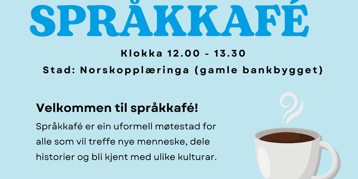 Bilde/illustrasjon for Språkkafè Språkkafè